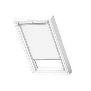 Roleta wewnętrzna do okna dachowego VELUX DKL FK06 1025S 66x118 zaciemniająca manualna